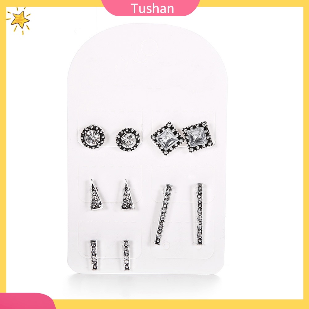 Set 5 cặp hoa tai phong cách boho thời trang cho nữ