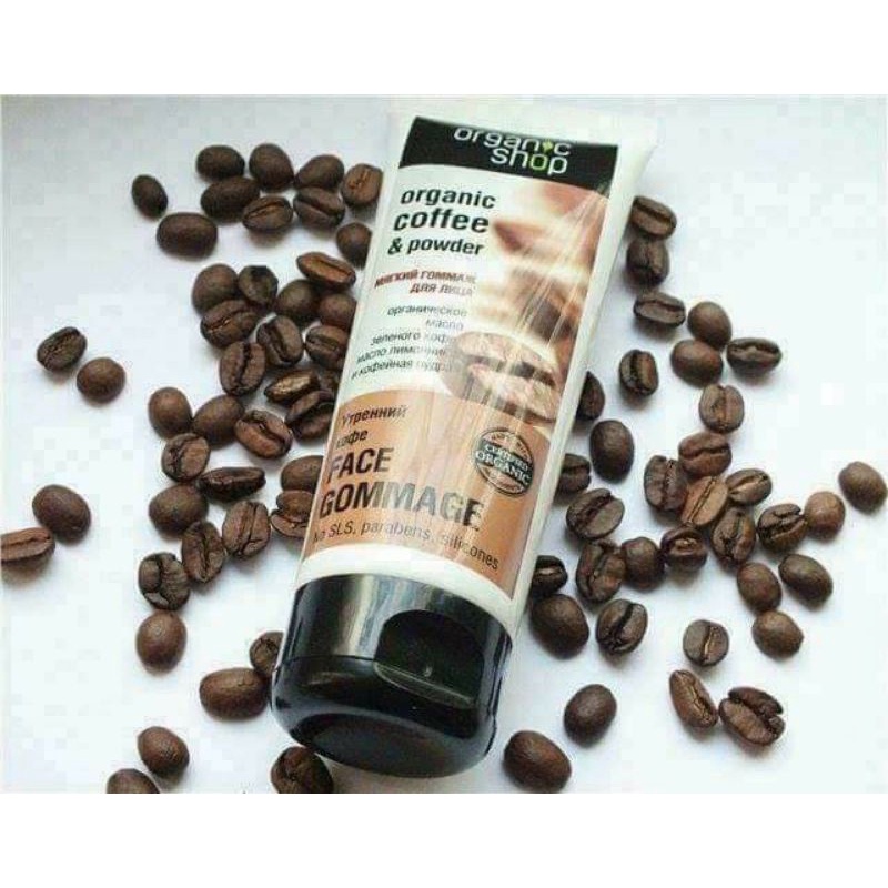 TẨY DA CHẾT CAFE ORGANIC MẶT