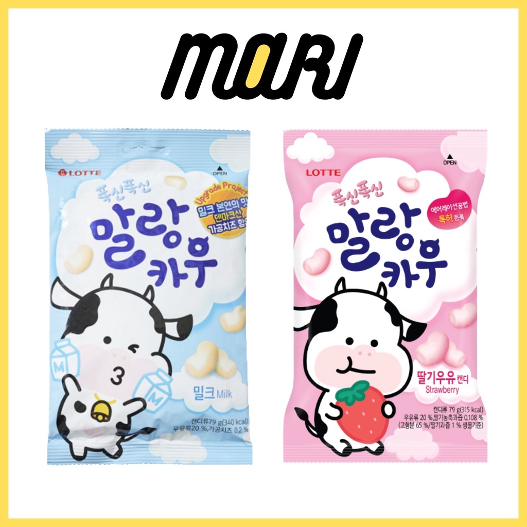 Kẹo sữa bò Hàn Quốc Lotte 79g