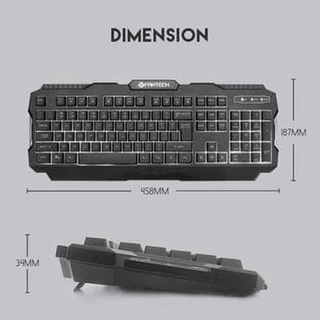 Bàn phím Gaming Fantech K511 Hunter Pro