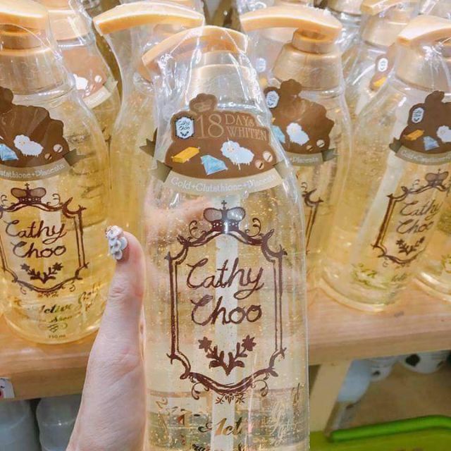 Sữa tắm cathy choo tinh chất vàng 24k