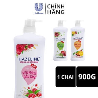 Sữa tắm Hazeline 900g matcha lựu đỏ và yến mạch dâu tằm