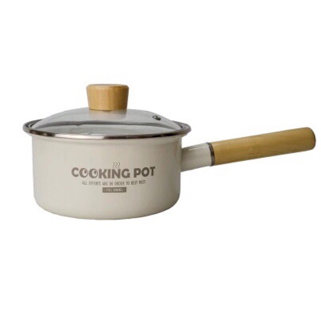 Nồi nấu cháo từ cán dài men sứ Cooking Pot