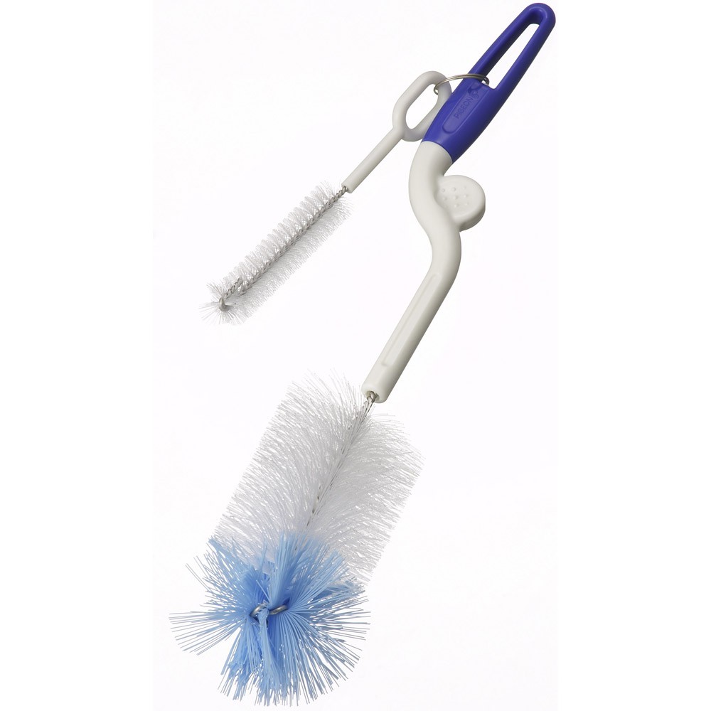 Bộ 2 Cây Súc Rửa Bình Sữa Tay Xoay 2 Chiều Pigeon