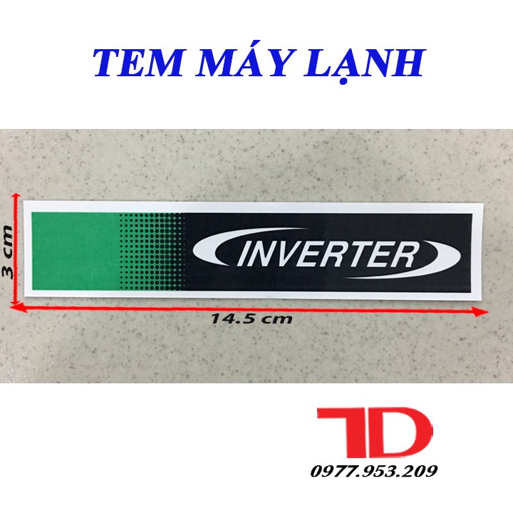 Combo 10 tem máy lạnh INVERTER xanh