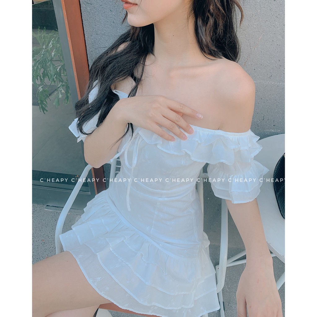 Đầm trễ vai Holly | BigBuy360 - bigbuy360.vn