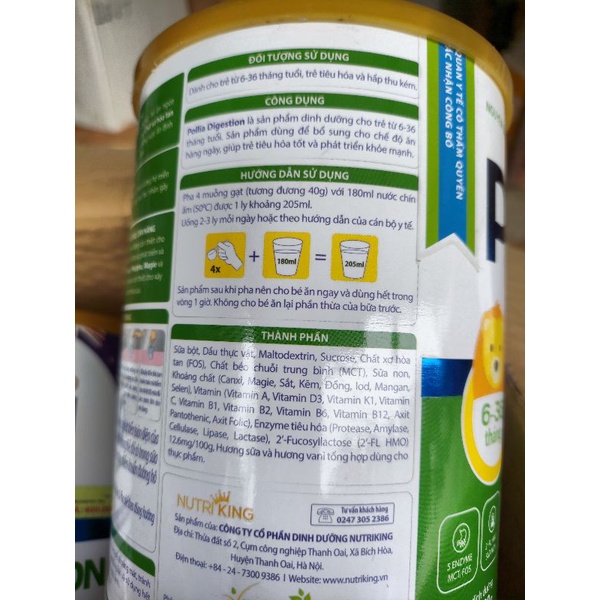 SỮA POLLIA 900G 6-36