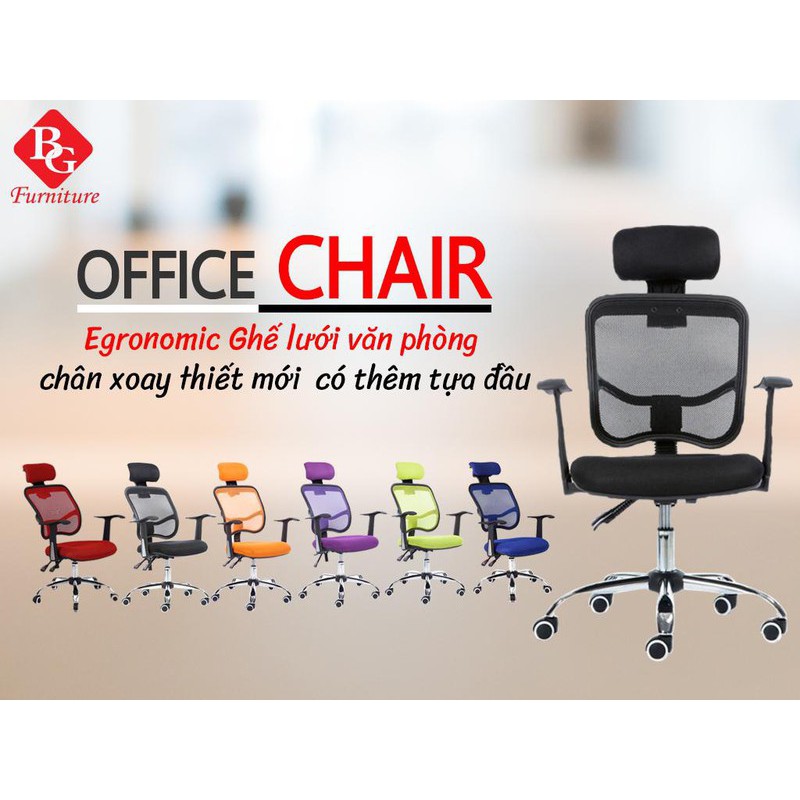 professionall.gym19 - Ghế Văn Phòng Chân Xoay 360 độ Cao Cấp Mới Nhất 2023
