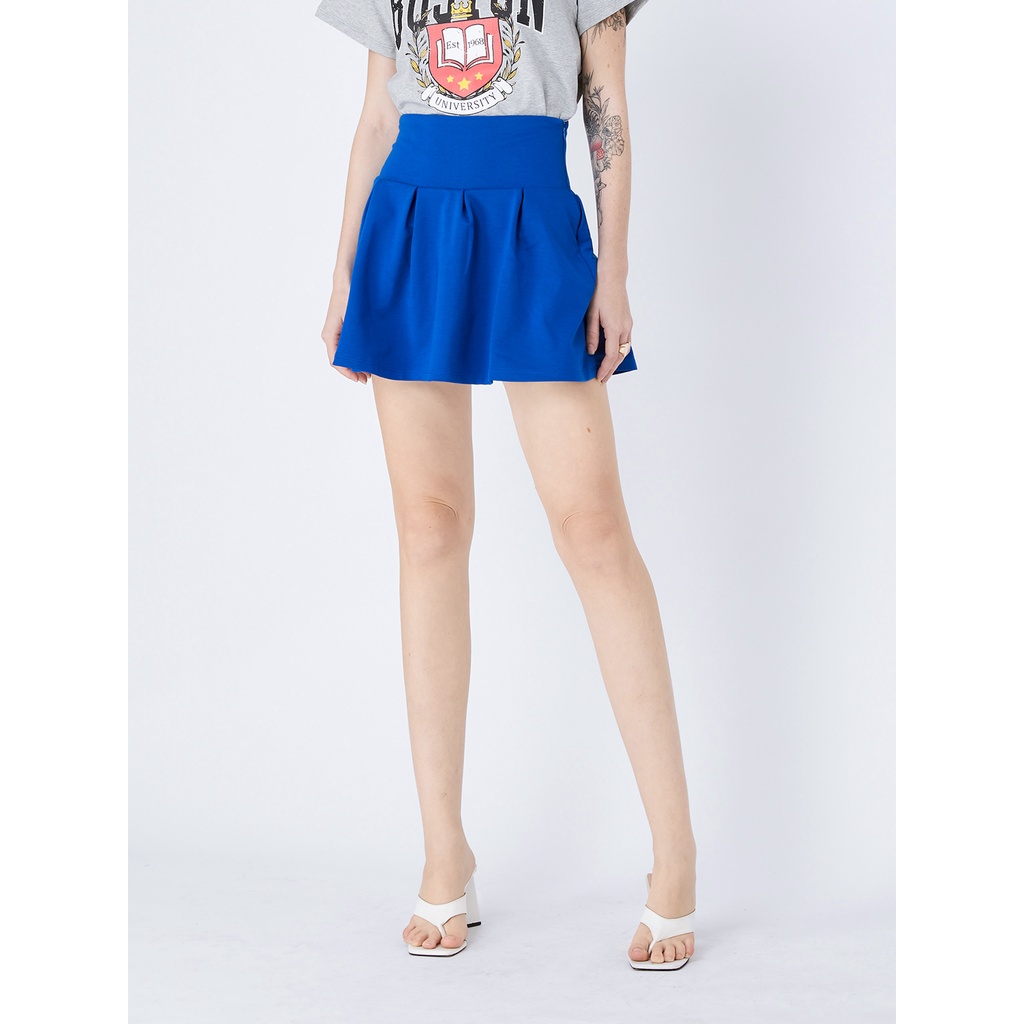 Chân Váy Nữ High Waist Tennis , Chất Thun Da Cá TC , WV000019,SOMEHOW