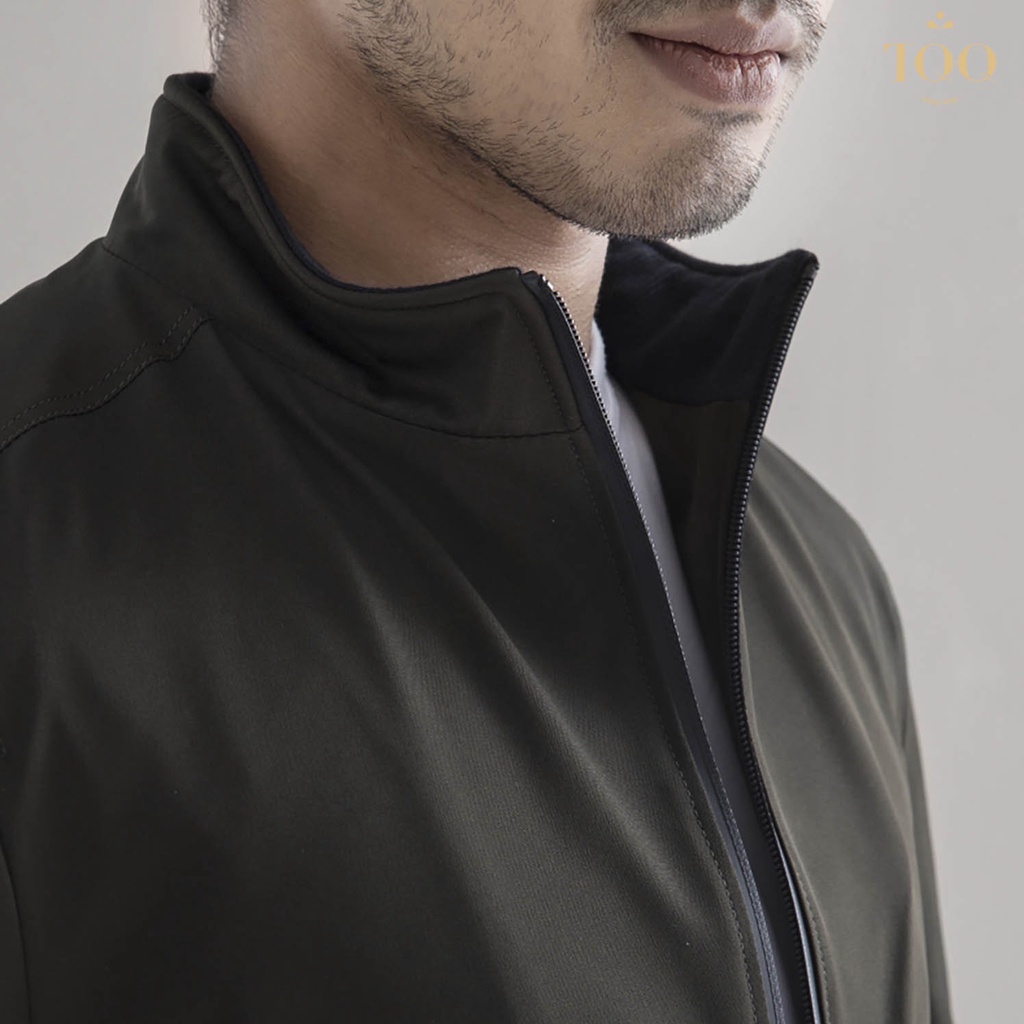 Áo khoác gió nam cao cấp TQQ không mũ KH1812 dáng ôm trẻ trung