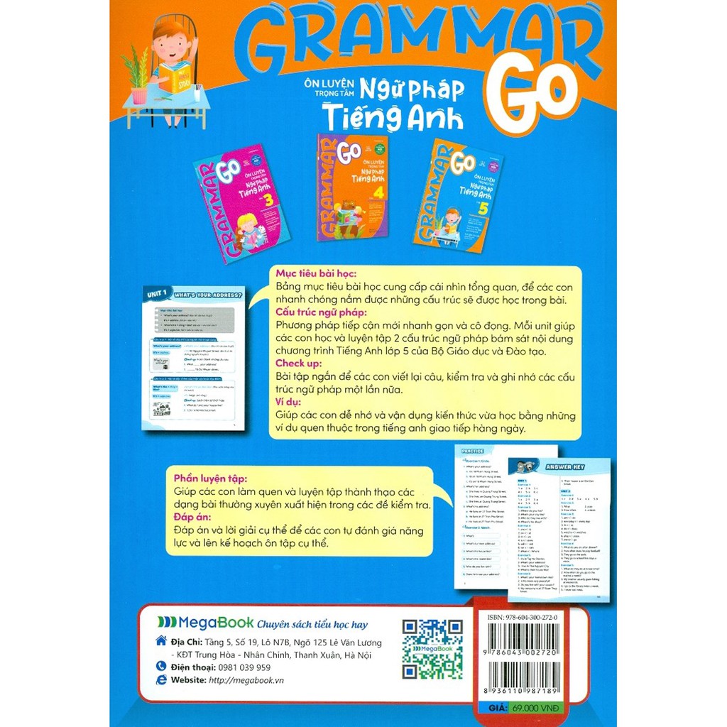Sách - Grammar Go - Ôn Luyện Trọng Tâm Ngữ Pháp Tiếng Anh Lớp 5