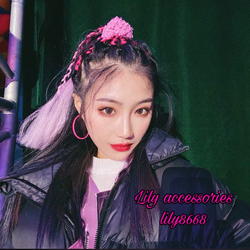 set 6 khuyên tròn sắc màu nhiều size cá tính