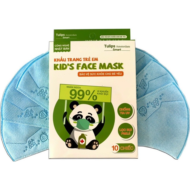 [HOÀN XU] Khẩu Trang Y Tế 3D cho bé từ 1-6 tuổi (1 hộp 10 cái) | BigBuy360 - bigbuy360.vn