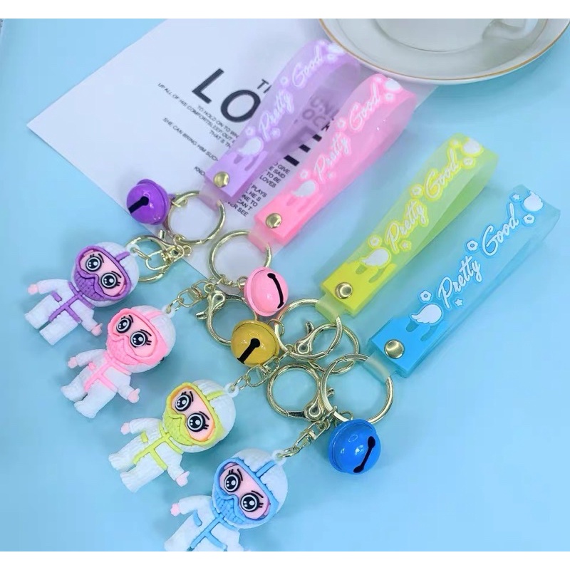 Móc Khóa nhân vật   - quà tặng biết ơn  - dễ thương- treo móc khoá balo