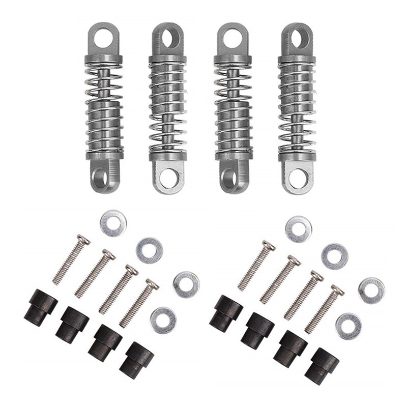 Bộ 4 Phụ Kiện Giảm Xóc Bằng Hợp Kim Dành Cho Mô Hình Xe Rc Hobby 1/28 Wltoys K969 K989 P929
