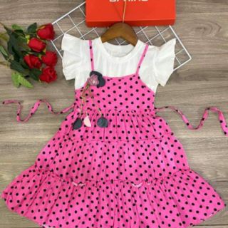 váy xòe nhỡ cho bé gái