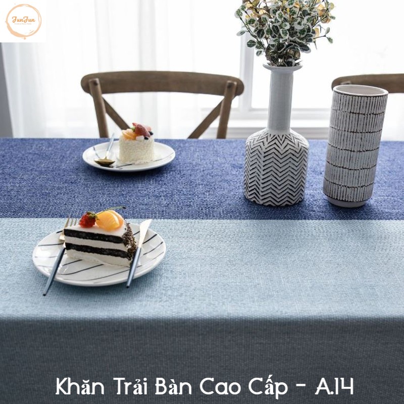 [XẢ] K21_Khăn trải bàn Cao Cấp có tua hình vuông/chữ nhật chất liệu cotton 100% Phong cách Bắc Âu