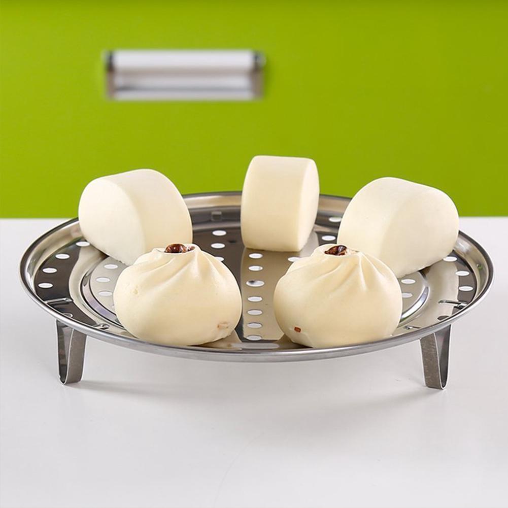 Steaming Stand Kitchen Supplies Steamer Rack Three Legged 3 Types Cooking Tool Durable Stainless Steel Round