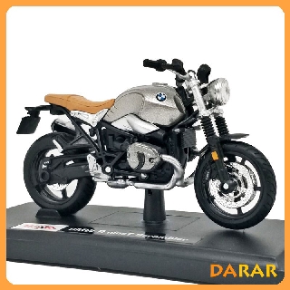 XE MÔ HÌNH - MOTO Siêu xe BMW R Nine T Scrambler - MAISTO tỷ lệ 1:18