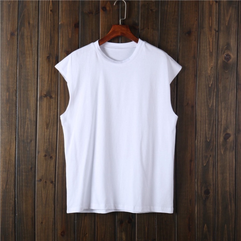 Áo thun ba lỗ nam nữ - Áo tanktop oversize trơn  unisex form rộng-DHA3- Phong cách đường phố
