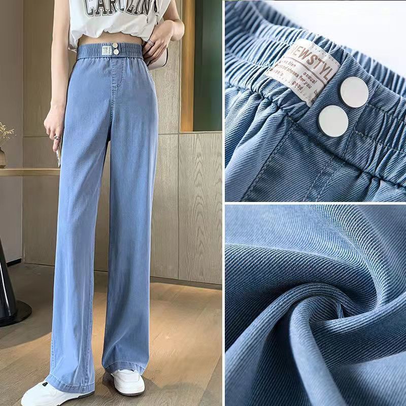 Quần Jean Dài Mỏng Thời Trang Cá Tính Trẻ Trung