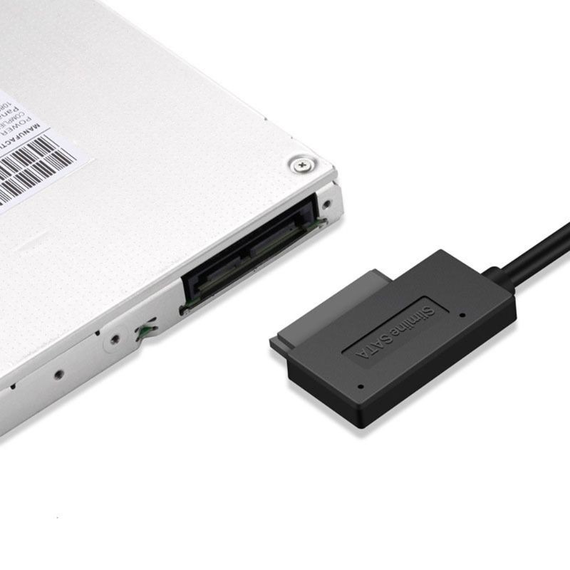 H.S.V✺USB 2.0 Mini Sata II 7+6 13Pin Adapter Converter Cable for Laptop CD/DVD ROM Kit