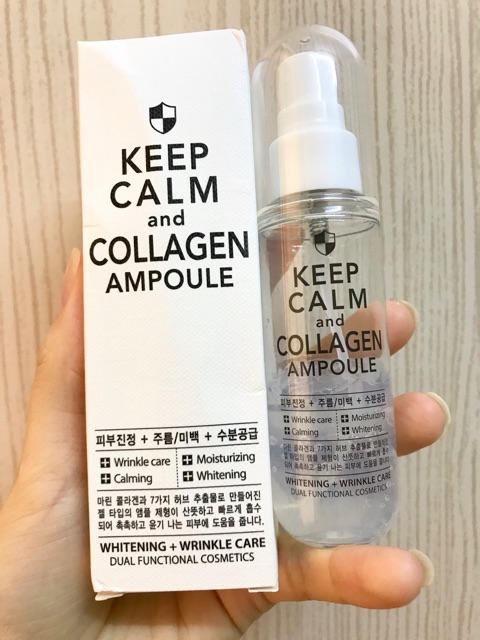 Xịt khoáng Keep Calm and Collagen Ampoule