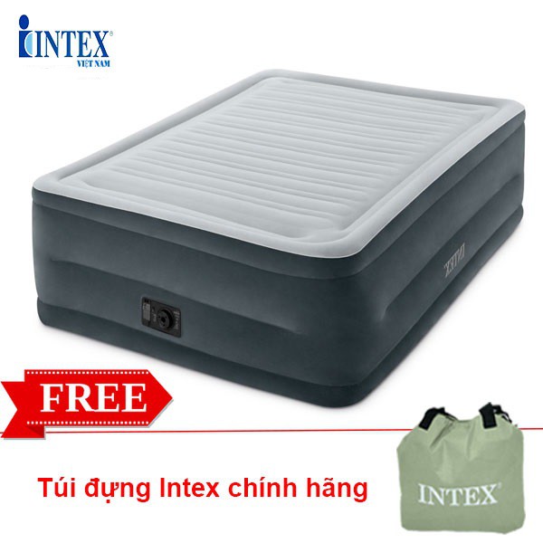 Giường hơi đôi tự phồng công nghệ mới 1m52 INTEX 64418