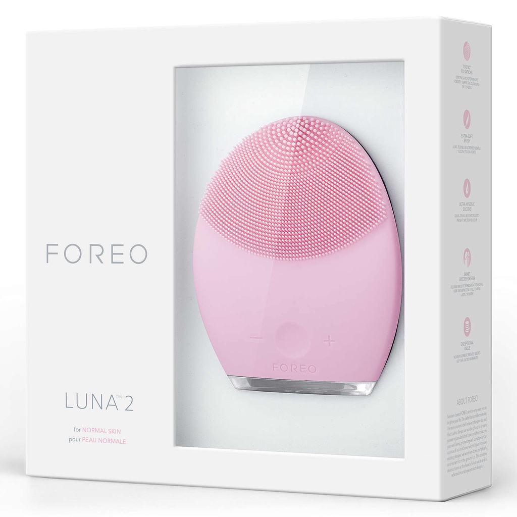 Máy rửa mặt Foreo Luna 2 fullsize màu hồng