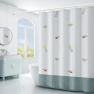 Rèm Phòng Tắm Chất Liệu Polyester Chống Thấm Nước In Hình Đẹp Mắt