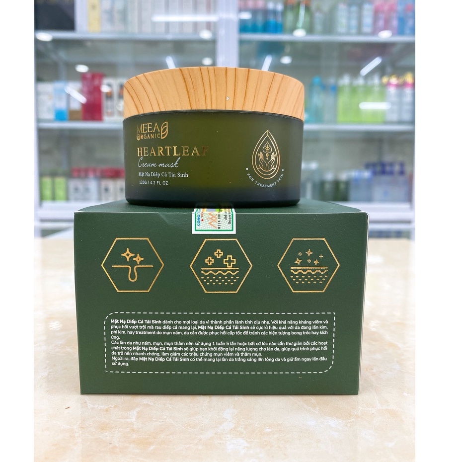 Mặt Nạ Diếp Cá Thải Độc Giảm Mụn Làm Dịu Da Meea Origin 120g