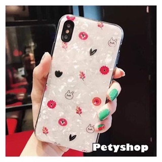 Ốp dẻo ánh xà cừ thỏ iPhone 7Plus/8Plus/X