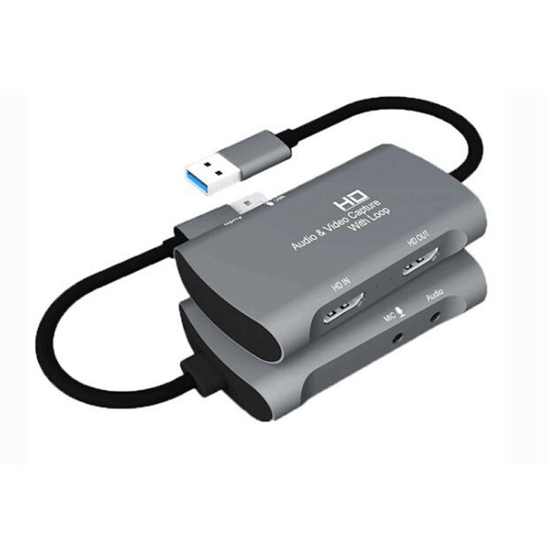 Video Capture Card 4K 1080P 30Fps Full HD USB to HDMI Video/Audio Capture Recorder Device Game Capture Box for PC Mac OS | BigBuy360 - bigbuy360.vn