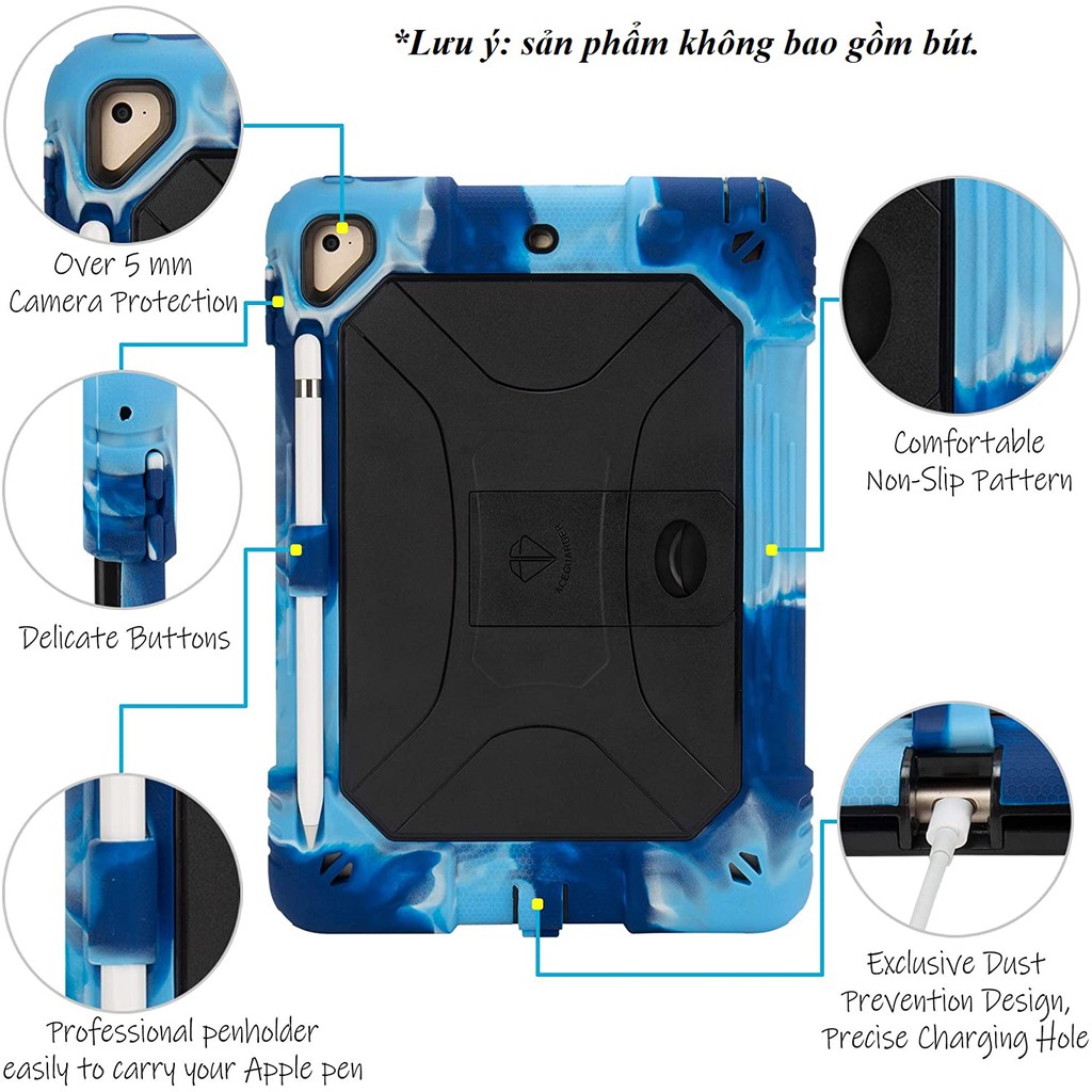 Ốp ipad Aceguarder chống sốc cao cấp dành cho ipad Air 2 / Pro 9.7 / Gen 5 / Gen 6 - A27 | BigBuy360 - bigbuy360.vn