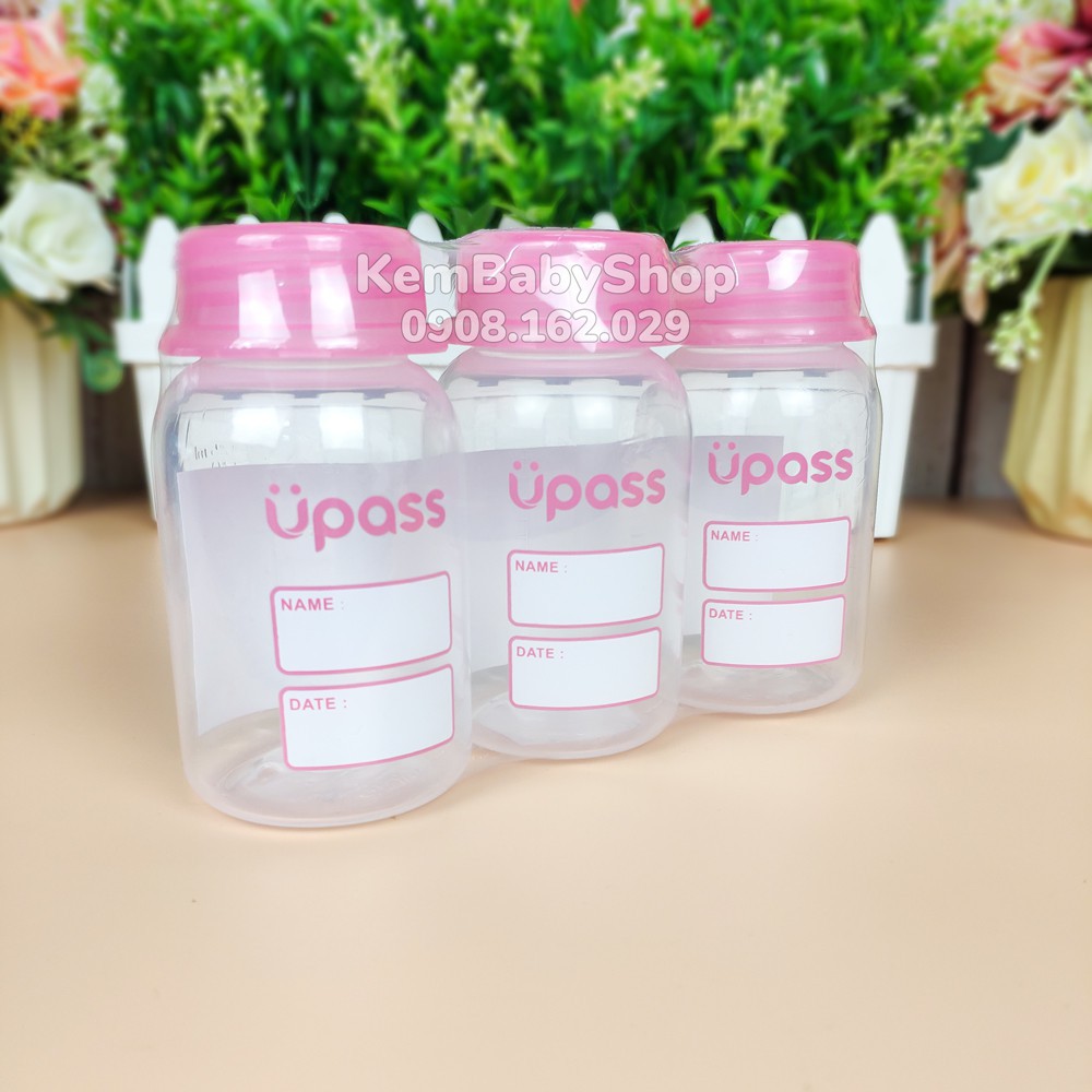 [Chính Hãng] - Bình trữ sữa Upass Thái Lan 125ml - bình đựng sữa mẹ Upass UP0101W