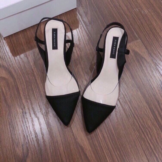 Sandal / giày quai mika 7p gót vuông mạ đồng êm chân mã H8