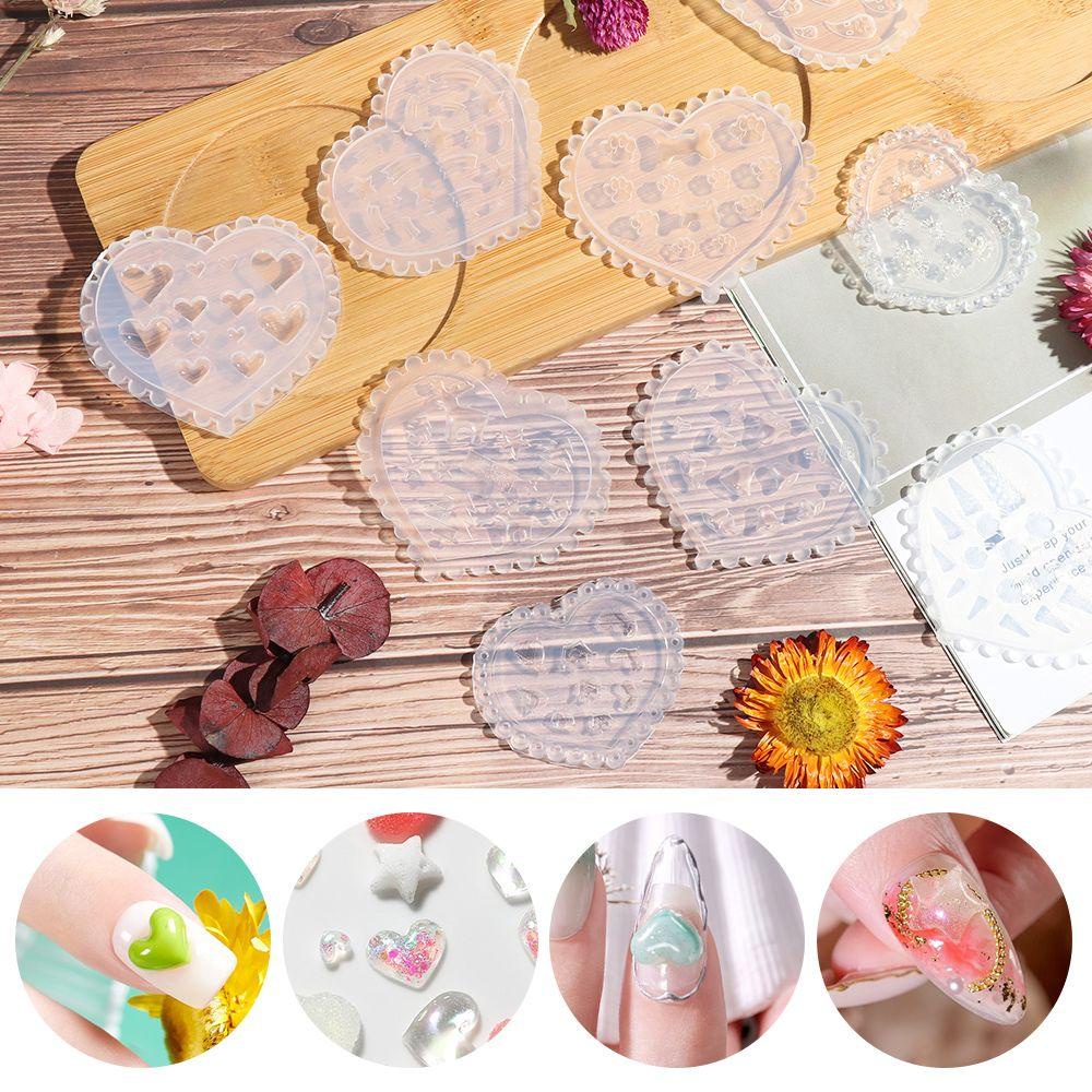 Khuôn Silicone Tạo Hình Làm Móng 3D DIY
