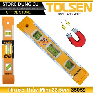 Thước thủy mini 22.5cm tolsen 35059, kapusi k-2561