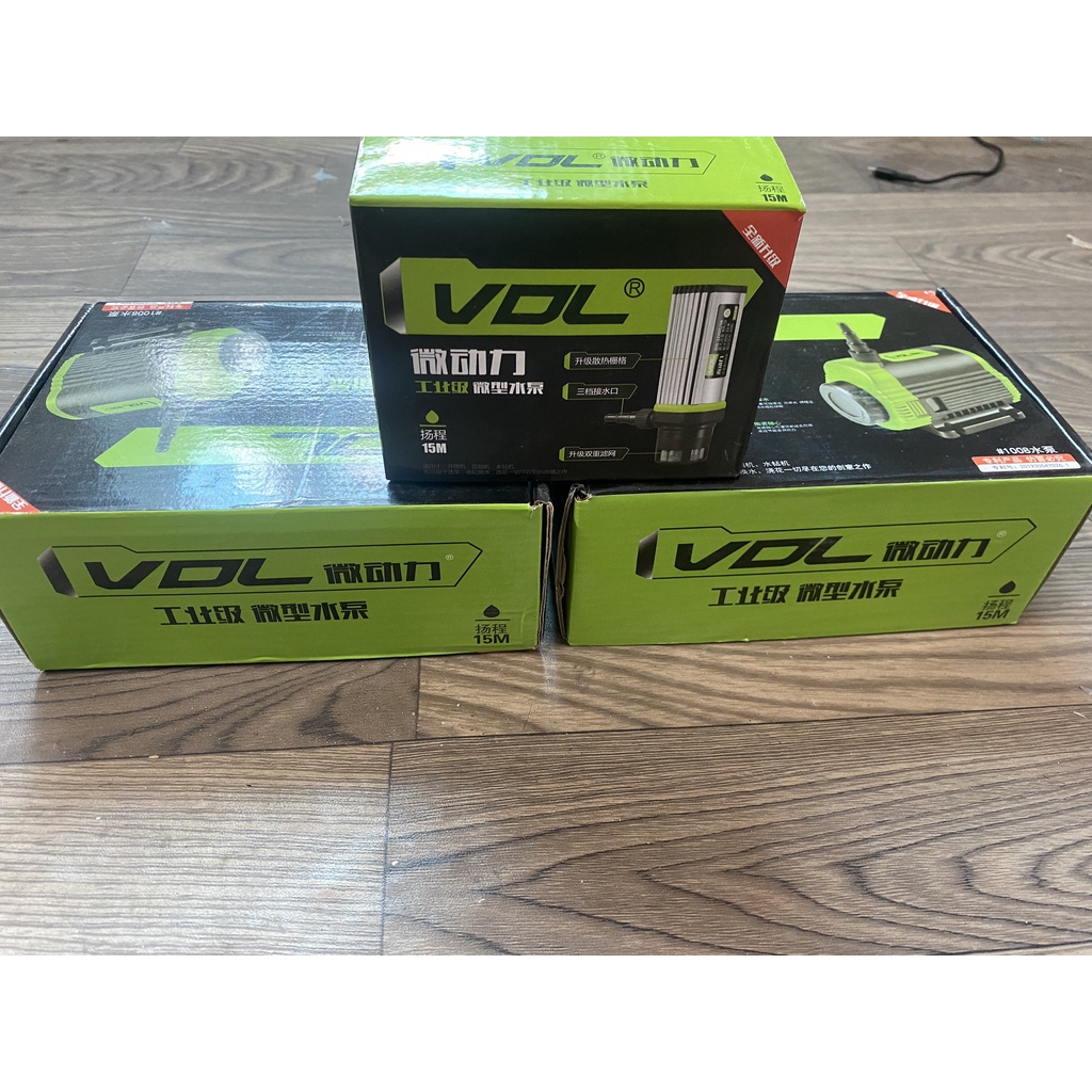 Máy bơm V3 mini - Chuyên dùng cho bể cá, máy khoan, cắt  Hudo