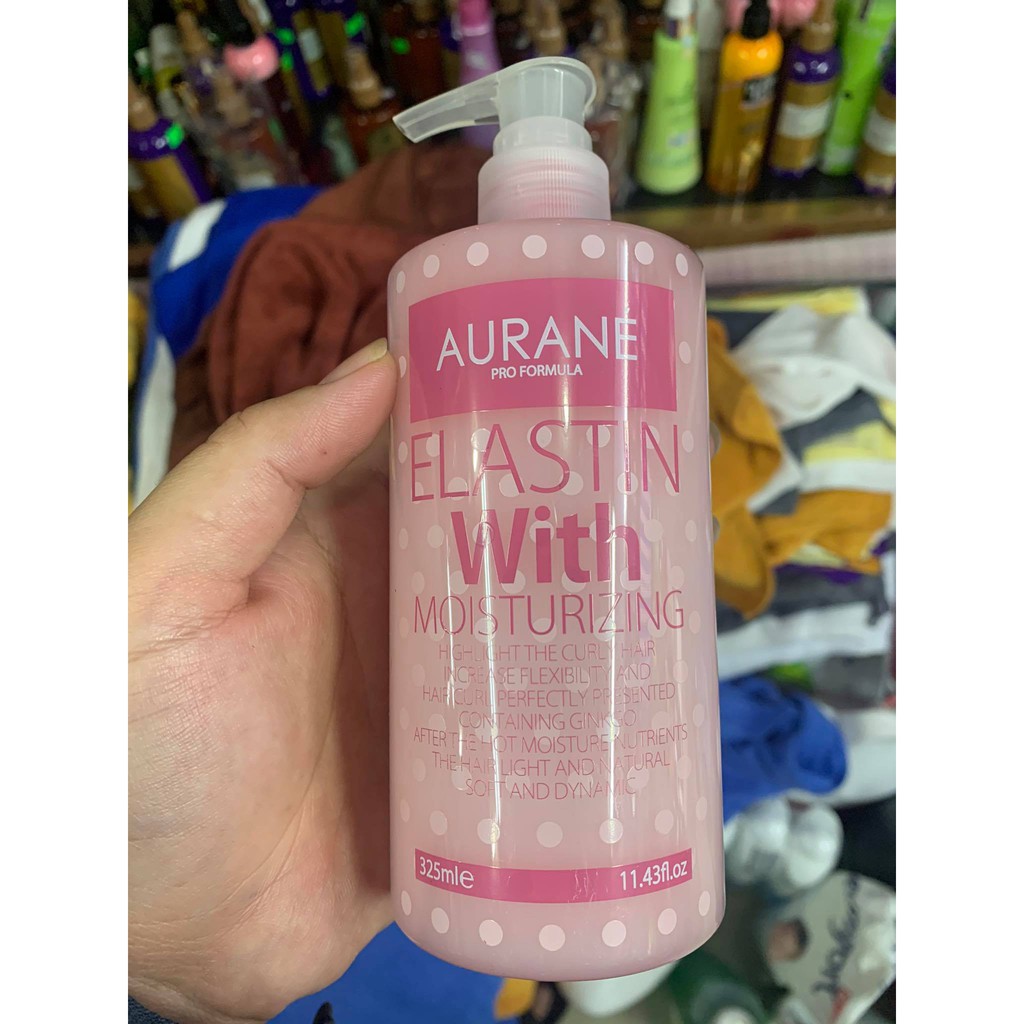 Gel dưỡng tạo kiểu tóc xoăn Aurane Elastin with Moisturizing 325ml