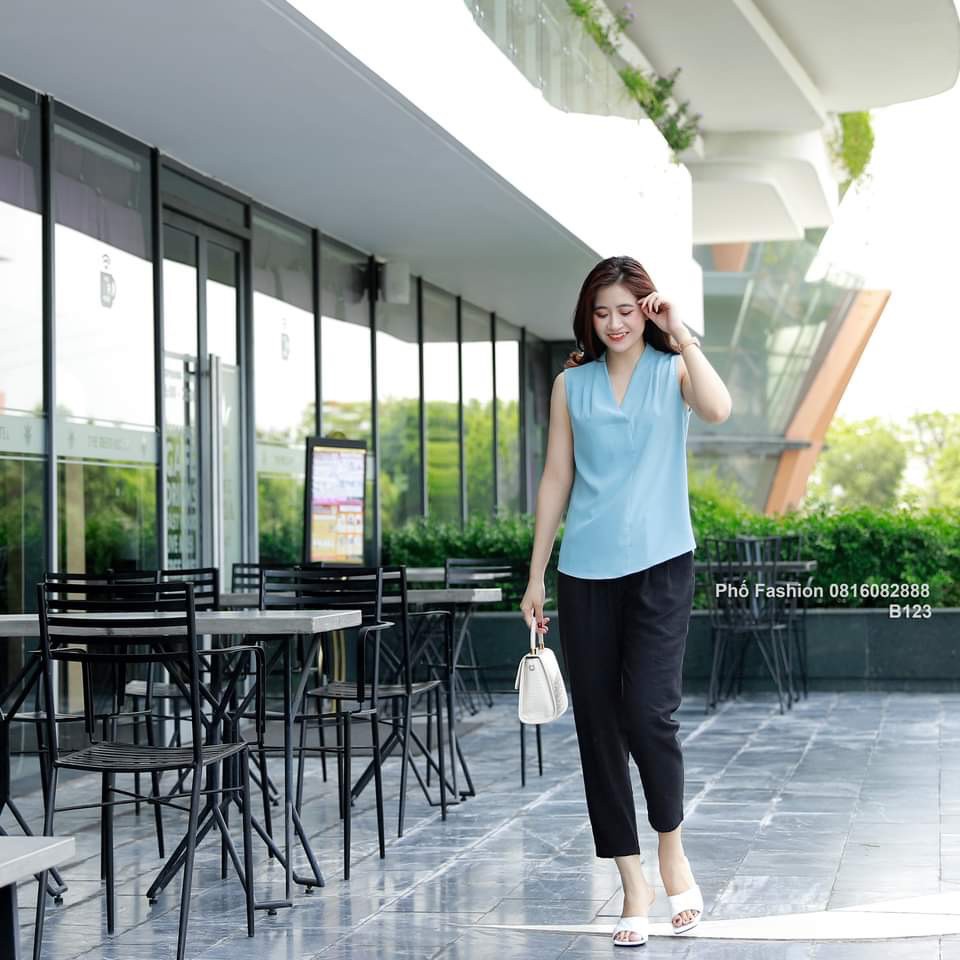 Bộ Đồ Công Sở Nữ Đẹp - Phố Fashion - Chất vải cao cấp - KĐ197