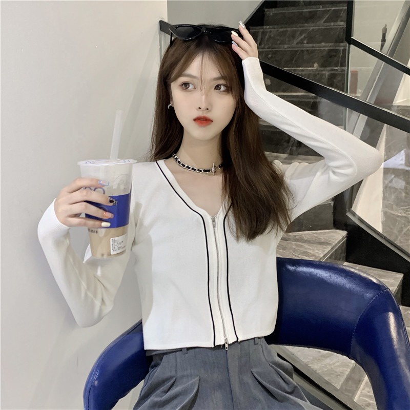 NRVP Áo Sweater Dài Tay Phong Cách Hàn Quốc Sành Điệu Dành Cho Nữ