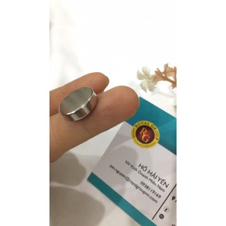 Nam châm đất hiếm 15x4mm lực từ mạnh