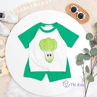 Đồ bộ MINKY MOM cho bé trai bé gái cộc tay thun lạnh, bộ quần áo trẻ em monky mom mặc nhà 6-18kg 1 2 3 4 5 tuổi BC006