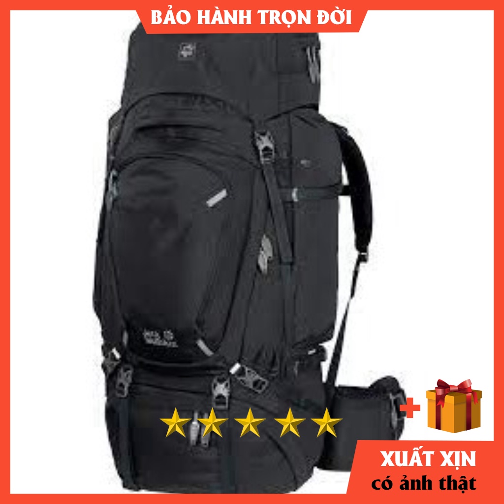 Balo Phượt  - Balo JACK wolfskin highland trail XT 60 đi trekking HÀNG chuẩn