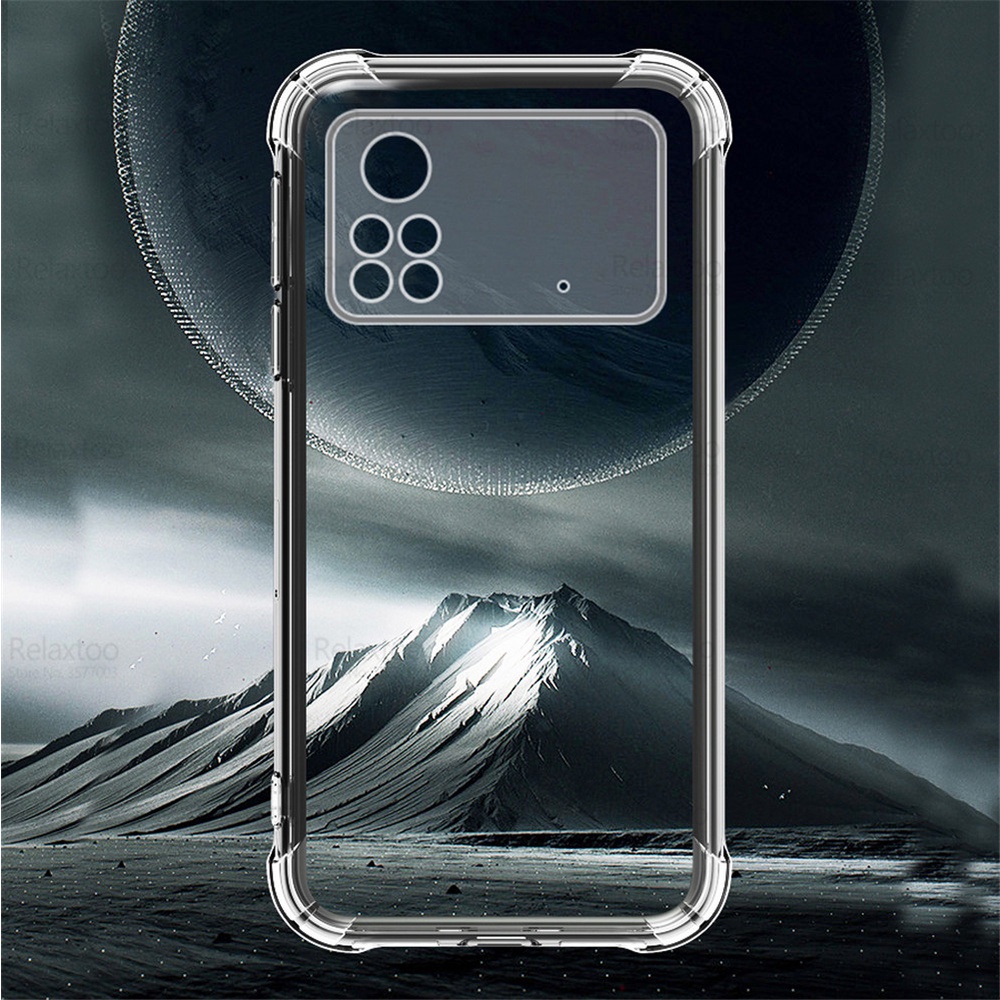 Ốp Điện Thoại Trong Suốt Cho Xiaomi Poco X4 Pro