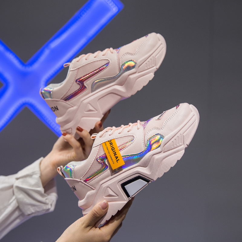 Giày Sneaker Phối Lưới Thời Trang Cho Nữ