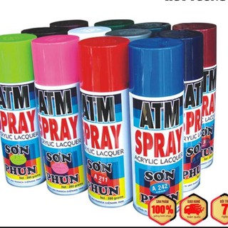 FREESHIP Sơn Xịt, Sơn Phun, Sơn Chai Xịt Xe Máy, Xe Hơi, Xe Đạp, Đa Năng... ATM Cao Cấp Full Các Mã Màu