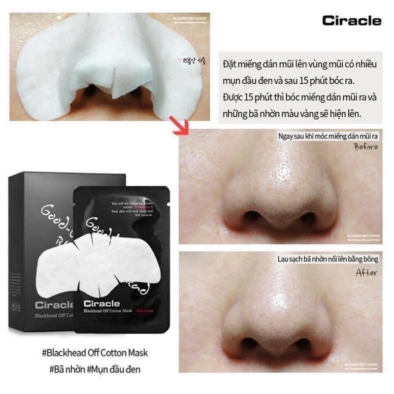 Lẻ Miếng lột mụn đầu đen Goodbye Blackhead