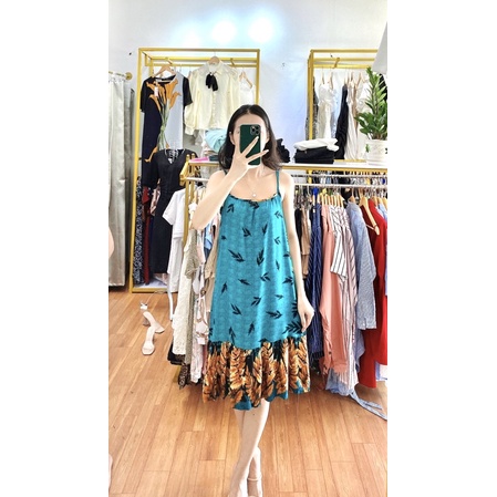 VÁY LANH ĐUÔI CÁ MẶC Ở NHÀ